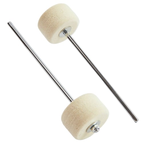 Sonar Perfect Balance Bass Felt Drum Pedal Beater with Stainless Steel Handle, Percussion Drum Pedal Accessory