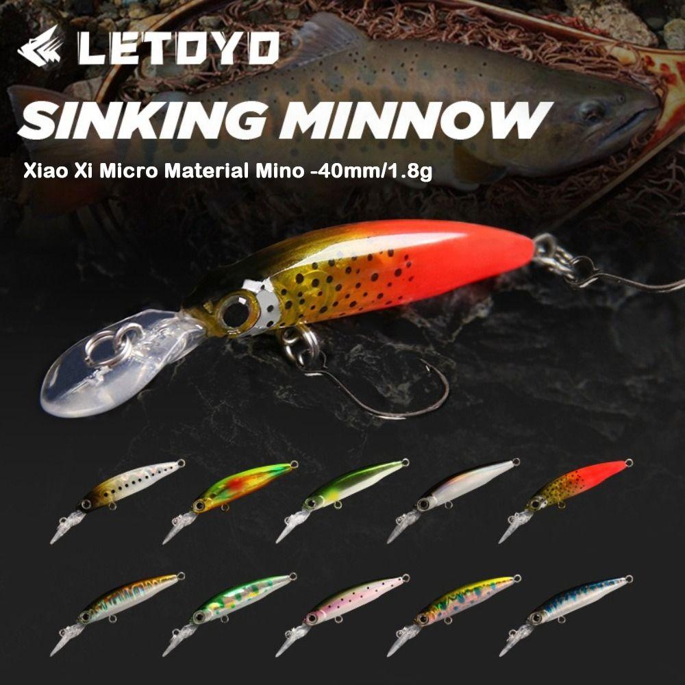 

Wobbler Bass Slowly Sinking Fishing Lure 3D Eyes Artificial Bait 2024 Minnow Lure Fishing Tackle Color I