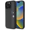 Étui pour iPhone 16 Pro BMW Hardcase Anthracite Tricolore