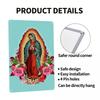 Retro Virgin Mary Of Guadalupe Metal Signs Custom Mexico Catholic Saint Tin Plaque Pub Cafe Yard Home Decor 30x20cm
