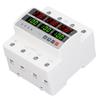 3 Phase DIN Rail Protective Device Over Under Voltage Current Limiting Self Resetting Protector AC22
