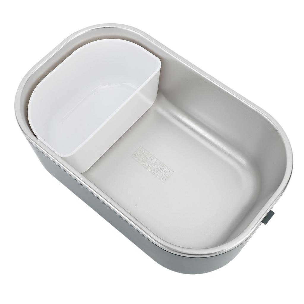 Electric Lunch Box 48W 1L Capacity Efficient Even Heating Washable Portable Food Warmer for Travel