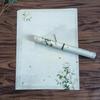 A5/A4 Elegant Zen Floral Double-Sided Full-Color Letter Paper, Hand-Painted Retro Style