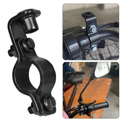 1/2 Adet Motosiklet Gidon Ayna Montaj Kelepçesi Dikiz Aynası Braketi 22mm-25mm Elektrikli Bisiklet Gidon Tutucu M8 Vida