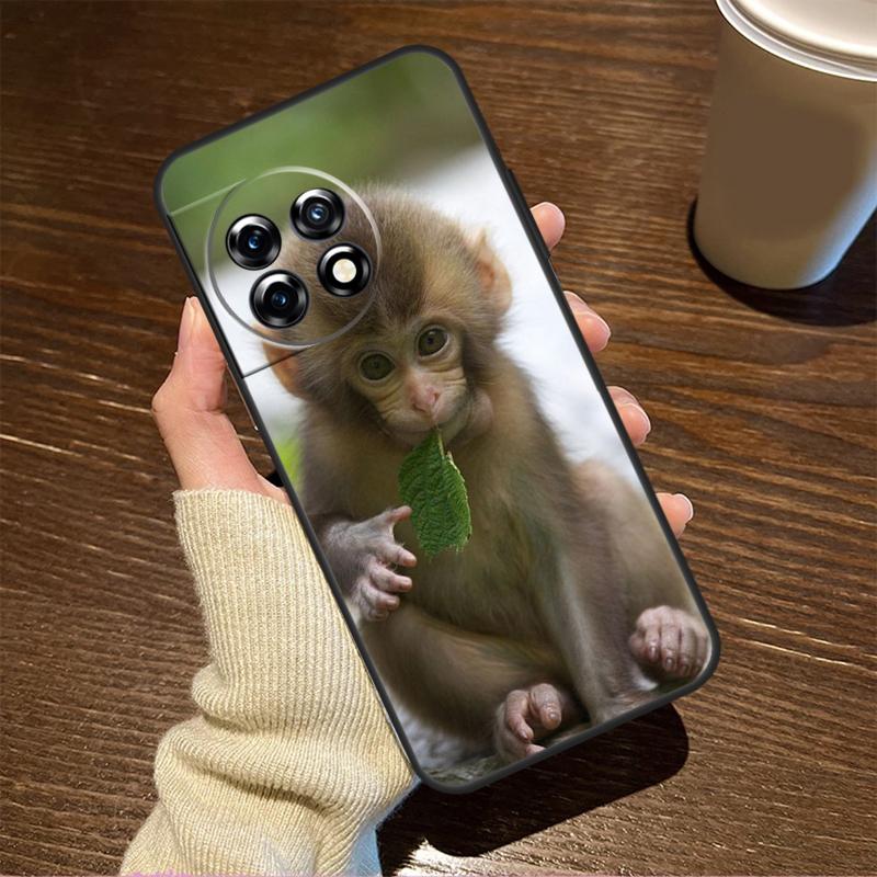 

Cute Baby Monkey Animal Case For OnePlus 13T 10T 8T 10R 13R 15 R 13 12 11 9 10 Pro Nord CE 5 2 3 4 Lite N20 N30 Cover OnePlus Nord 3
