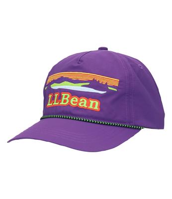 [L.L.Bean] Men's Tin Badge Five-Panel Cap, Size L, Purple, CK05535006