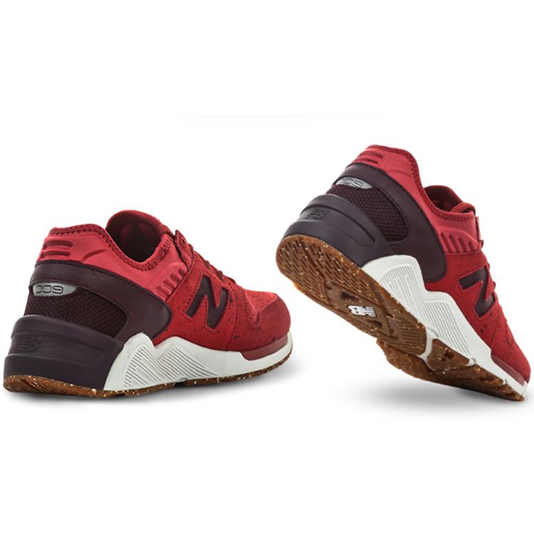 New New Balance 009 Speckle Suede Supernova Red