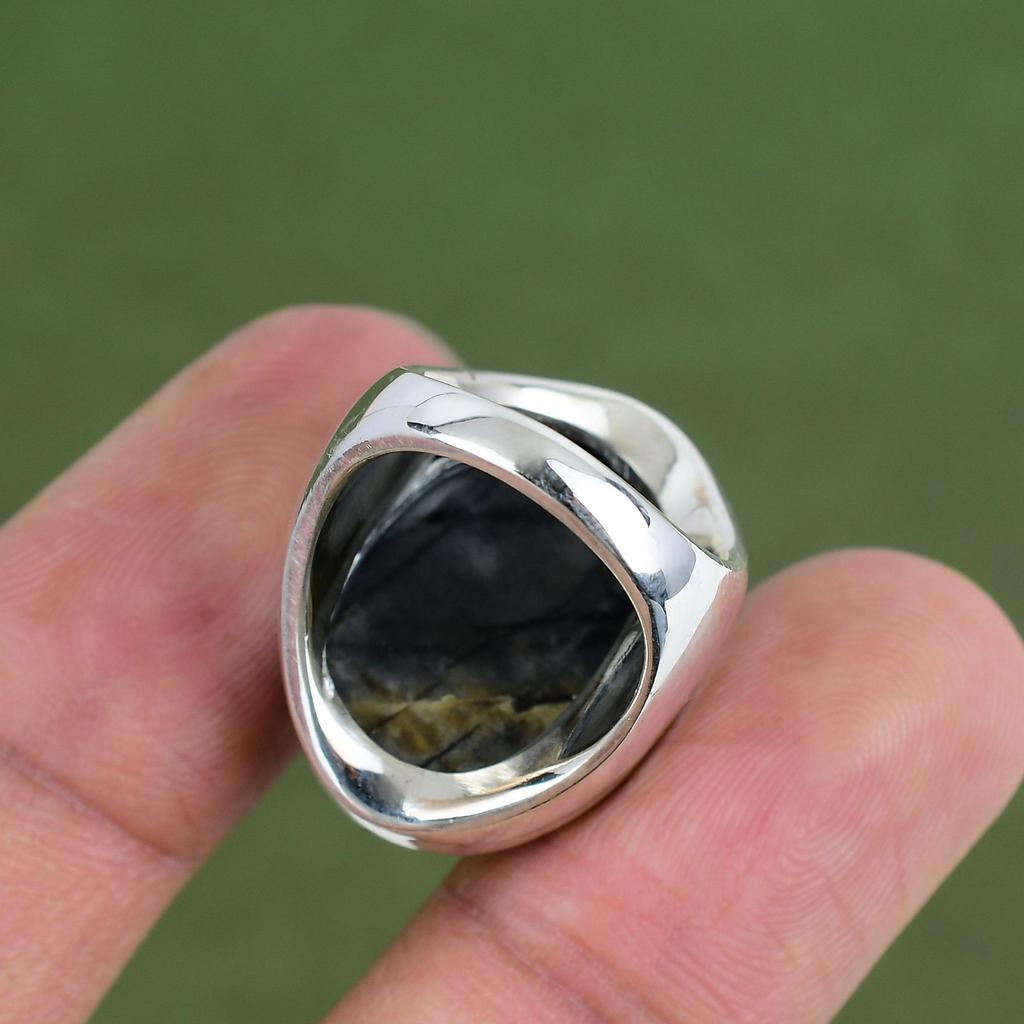 Picasso Jasper Ring 925 Sterling Silver Ring Handmade Ring Elegant Ring Picasso Jasper Gemstone Jewelry Wedding Gifts Available In Ring Size