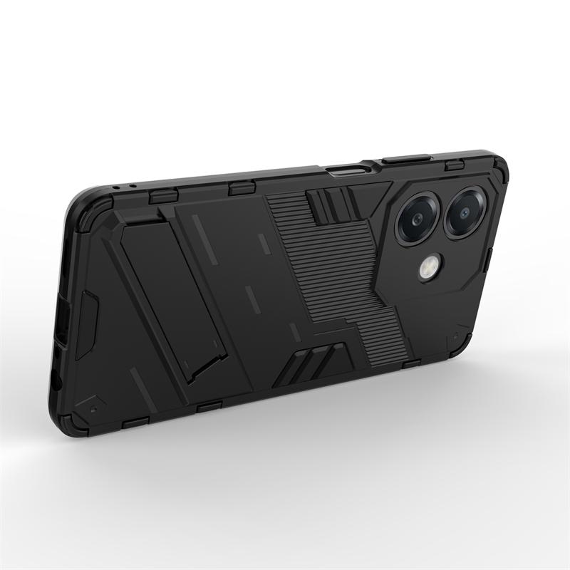 Punkowy uchwyt Etui na telefon dla Oppo A3x 5G India Celulares Shell Bumper Wstrząsoodporny Twardy Dla Oppo A3x 5G Funda Para Tylna Pokrywa