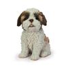 Ubia Shih Tzu Raising Its Head, 10.5 X 6.5 X 10.5 Cm, Figurine, Animal, Garden Decor, Dog, H23197