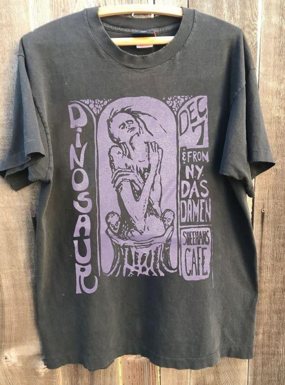 Vintage Dinosaur Jr Band Rare Design Charcoal Unisex T shirt S5XL KH18424 Unisex T-Shirt XXXXL
