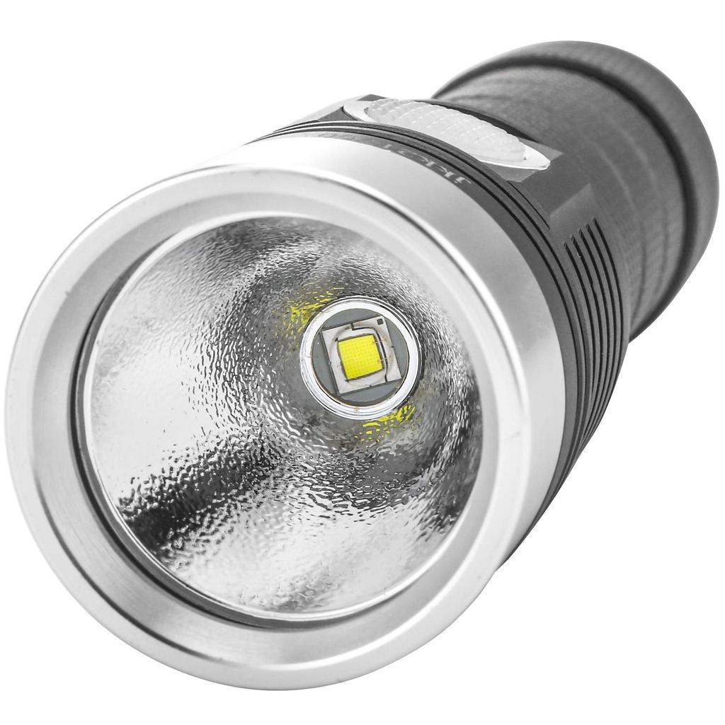 USB Rechargeable 1600 Lumens SST40 LED Tactical Light Ultra Compact Size Waterproof Powerful LED Light Palm Size Lightweight and Durable T6061