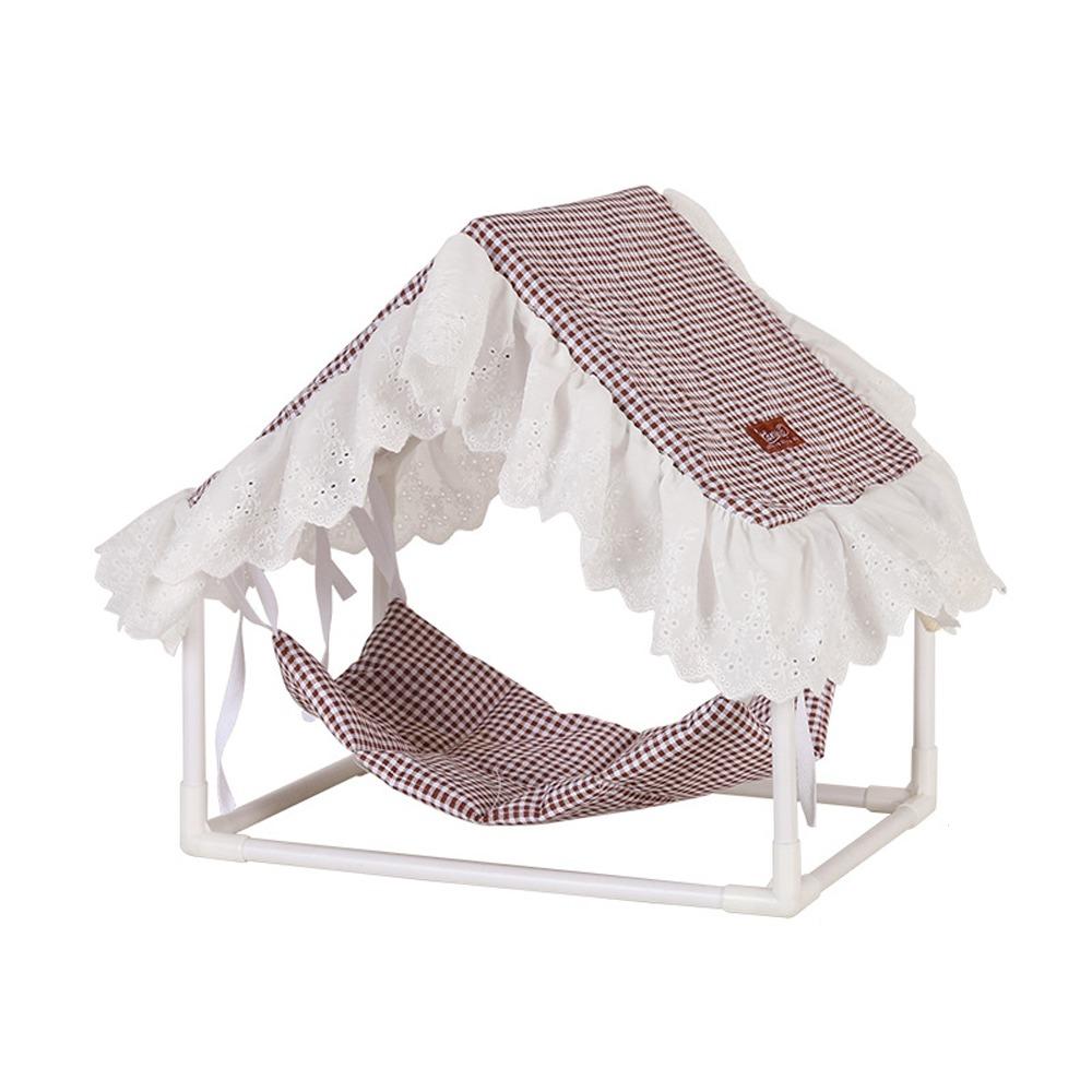 Ventilated Hamster Triangle Tent Sunshade Hanging Sleeping Bed Cozy Pet Shelter  Small Animals