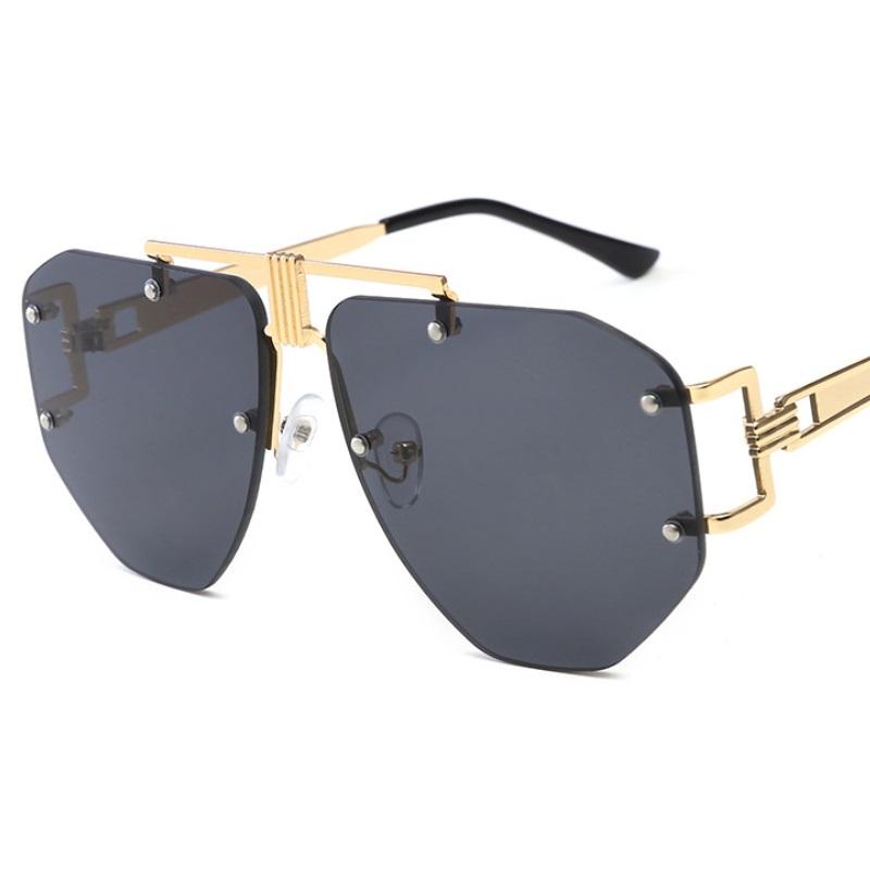 Luxury Designer Women Sunglasses Vintage Rimless Ladies Fashion Sun Glasses New Summer Shades