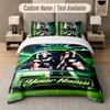 Aespa 3Pcs Bedding Set, Personalized Custom Name Text, 1 Duvet Cover & 2 Pillowcases For Bedroom