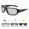 2024 Photochromic Polarization Cycling Sunglasses Men Polarization Glasses Male Change Color Sun Glasses Men Sports DrivingUV400