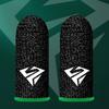 2x Mobile Game Fingertip Gloves Gamer Sweatproof Anti-slip Touch Screen Finger Sleeve Breathable Gaming Finger Cover Sweat-proof 5