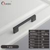 Oukali Modern Design Pull Down Kitchen Hardware Kitchen Cabinets Door Pull Handle Chrome Drawer Handle