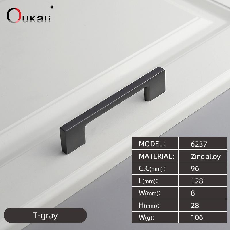 Oukali Modern Design Pull Down Kitchen Hardware Kitchen Cabinets Door Pull Handle Chrome Drawer Handle