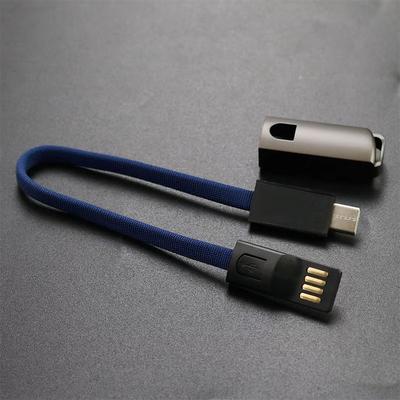 1PC Hanging Rope Keychain Charging Cable Suitable For Mobile Phone And Tablet Fast Charging Type-C Interface Portable Data Cable