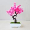 Artificial Plastic Plants Bonsai Small Tree Pot Potted Flower Garden Fake Plant Arrangement Ornaments Room Home Table Decor