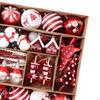 70 Pieces Christmas Ball Ornaments Set Pendant Drops, Tree Hanging Ornaments, Xmas