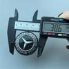 For Benz C-CW205 3 Pins ABS Car Emblem Front Top Grille Hood Edge Head Bonnet Badge for Mercedes Benz New E/S Class Star Wheat Apple Tree Logo
