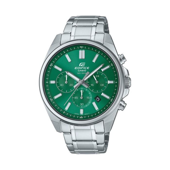 Casio Edifice Chronograph Date Watch EFV650D, Green, EFV-650D-3AVCR.