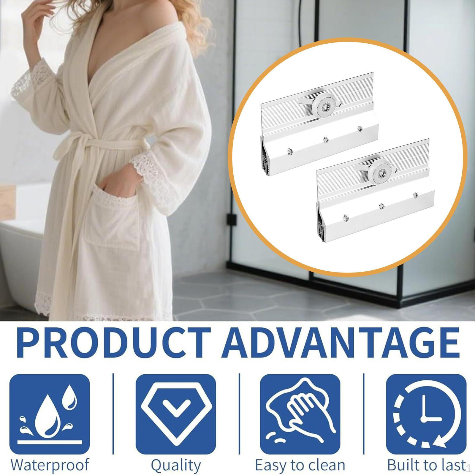 

M 6053 Безрамний роликовий вузол для душових дверей Алюміній Підходить для скла 1/4 дюйма Хром Запасна частина 3/4 2pcs