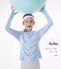 Spring & Autumn Girls' Long-Sleeve Nylon Quick-Dry Yoga & Sports Set