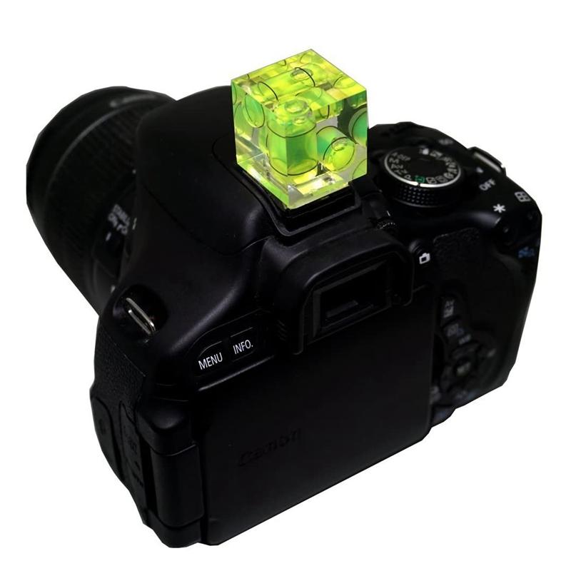 Spirit Level  Shoe Camera Level 3 Axis Bubble Spirit Level For Canon Nikon Olympus Pentax Digital And Film Cameras
