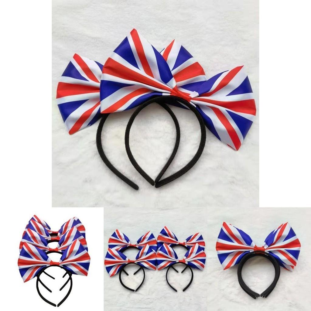 Union Jack Fliege Stirnband Haarband Für Patriotische Feiern Und Platinjubiläum Unisex