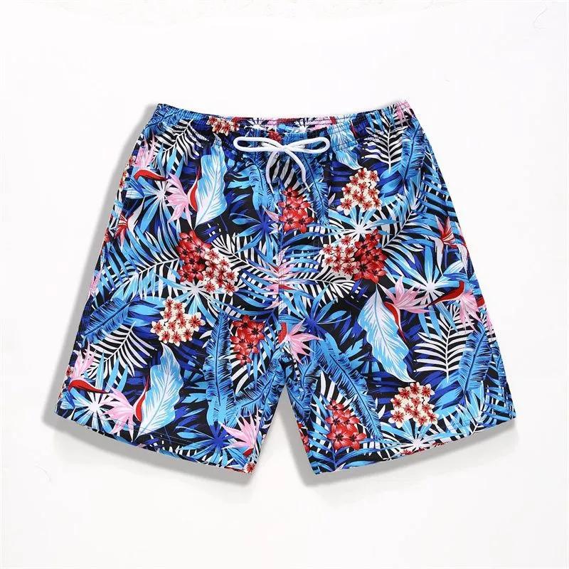 Summer Men's 3D Printed Beach Shorts Fashion Versatile Breathable Trend Casual Vacation Style