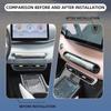 Auto Center Console AC Button Etc Frame for BYD Dolphin Mini Seagull Dolphin Surf 2024 2025 Decorative Trim Interior Accessories