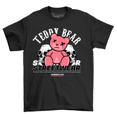 BEARSTREET2-15 Teddy Bear T-shirt & Huggable Unisex Cotton Tee with B