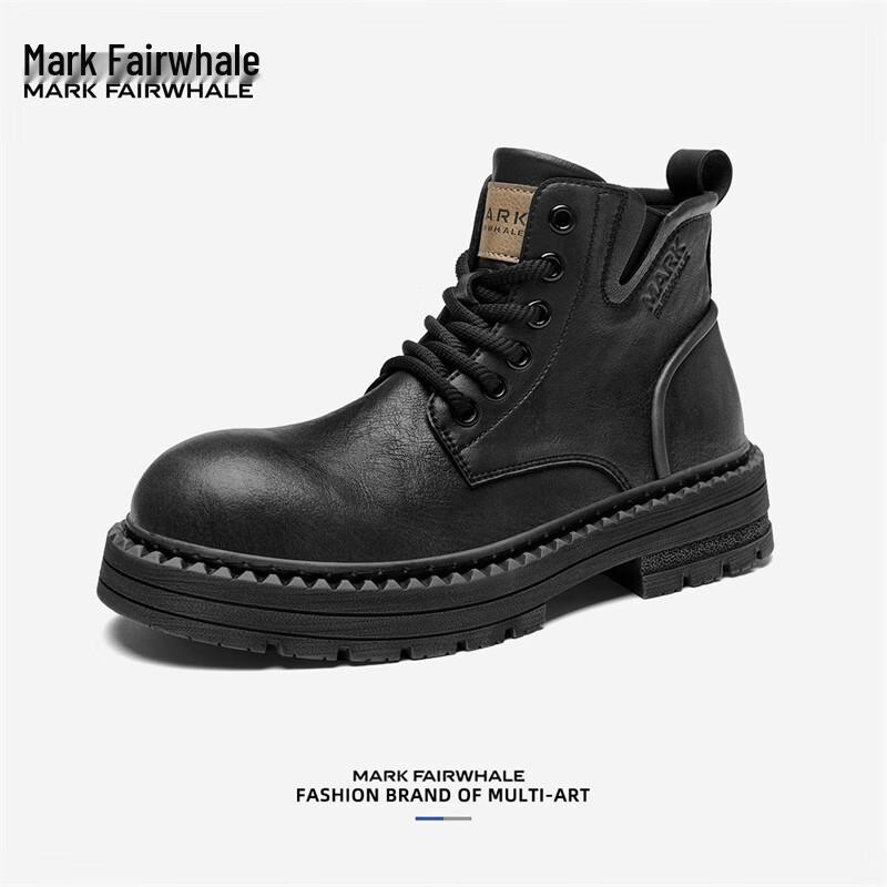 Mark Fairwhale Men's Retro Winter Lace-up Boots