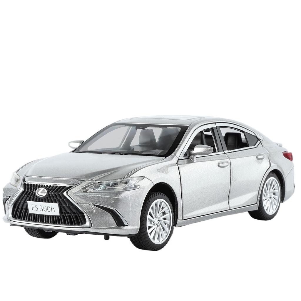 1/24 Lexus ES300h Alloy Car Model Diecasts Metal Luxy Vehicles Car Model High Simulation Sound and Light Collection Childrens Toy Gift