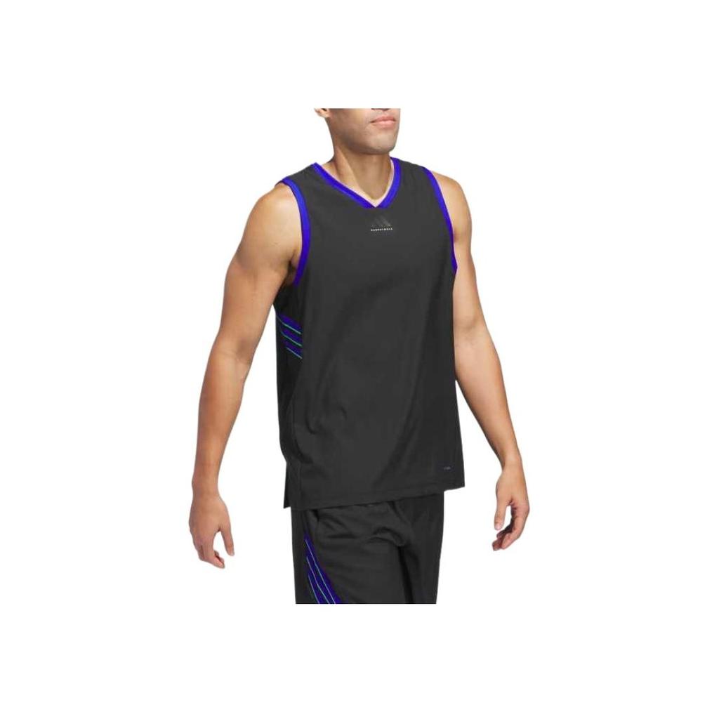 Adidas Basketball Comfortable Soft Breathable Skin-Friendly Vest Men Tops Black JN0338