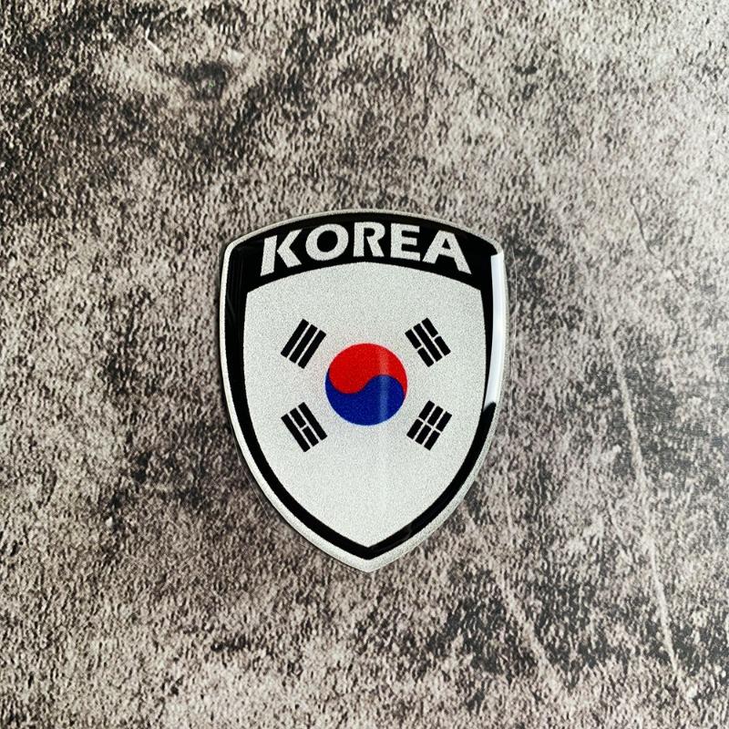 Universal 3D Reflective World National Flag Stickers Decals for Car Motorcycle Exterior Decoration