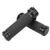 1 Pair 25mm Motocycle Handlebar Grips Black Comfortable Grasp Anodized Universal Rust Proof for Motorbike Bicycles