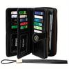 Oil Wax Cowhide Long Wallet: Genuine Leather Large-Capacity Anti-Theft Wallet for Women