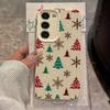 Christmas Tree Snowflake Pattern Phone Case For Samsung Galaxy S25 Ultra S24 S23 S22 S21 Plus Ultra S20 FE Shockproof Soft Cover