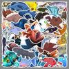50PCS Autocollants Animaux des Profondeurs Marins Imperméables - Dessins Animés Créatifs sur la Vie Marine pour Décoration, Journal Intime ou Ordinateur