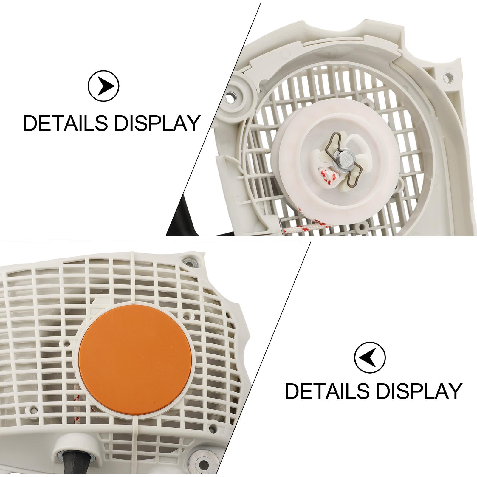 

Chainsaw Recoil Assembly Chainsaw Starter MS261 Direct Replacement Essential Chainsaw Accessory Efficient Start China Mainland
