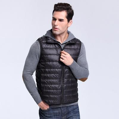 New Mens Down Vest Coats Sleeveless Jackets 90% Duck Down Short Slim Down Vest Stand Neck Jacket for Male  TXMJ001