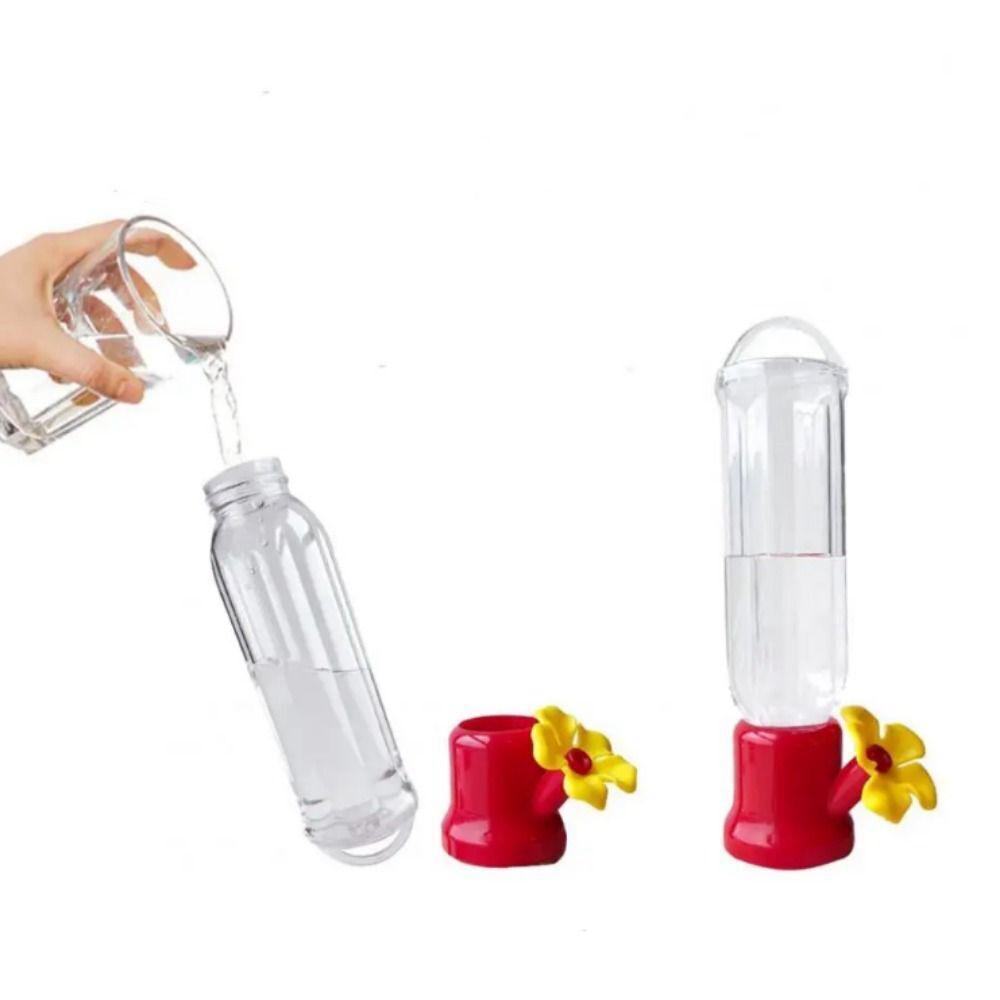 

Transparent Hummingbird Feeders Hanging Water Bowl Portable Bird Feeders Garden