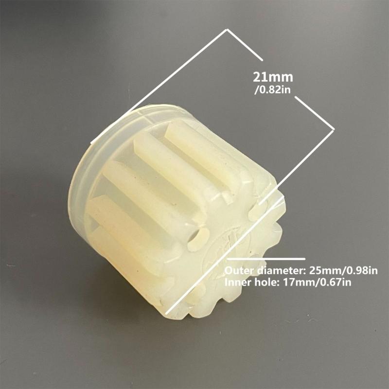 Confezione da 10 Ingranaggi di Ricambio per Tritacarne con Costruzione in Plastica Garantendo un Uso Affidabile in Varie Situazioni
