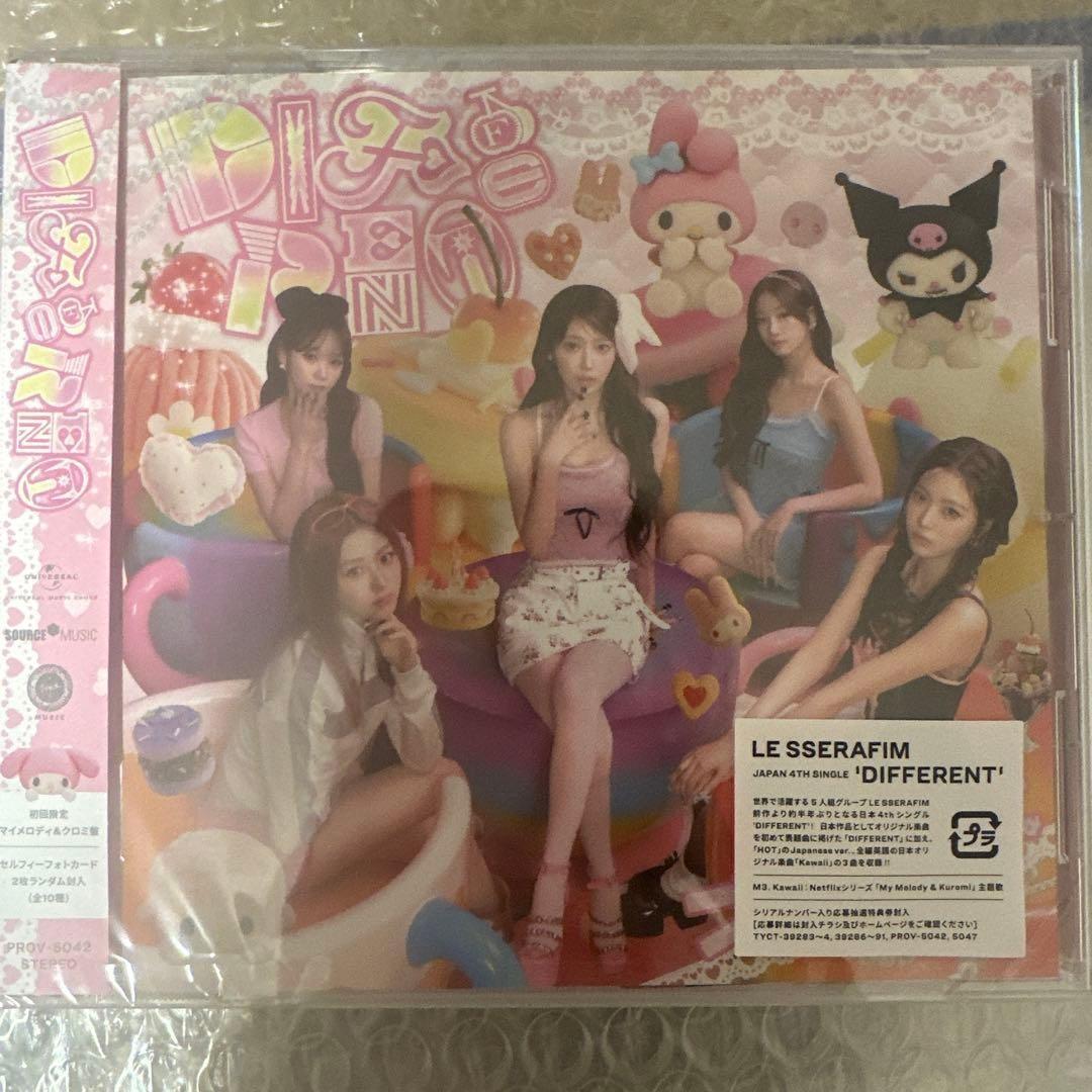 LE SSERAFIM РАЗНЫЙ АЛЬБОМ ЯПОНСКАЯ ВЕРСИЯ КОЛЛАБОРАЦИИ ПЕРСОНАЖЕЙ. Моя Мелодия запечатана розовый