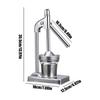 Citrus Juicer Manual Lemon Juicer Squeezer Juice Extractor Citrus Press Stainless Steel Kitchen Tools for Home Restaurant Office