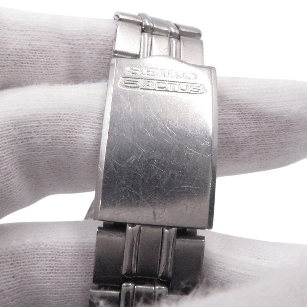 Used Seiko 5 Actus 6106-7740 SEIKO Watch Silver Dial Vintage